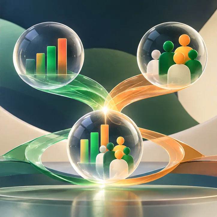 Supporting illustration for Pilot realistic journeys, not isolated screens